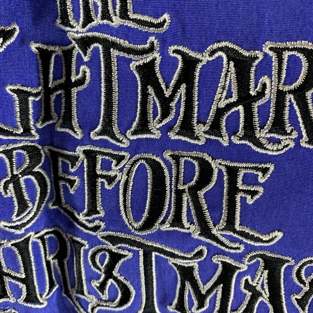 Tim Burton's Nightmare Before Christmas Men's Button Down Shirt Disney size S - Picture 13 of 14